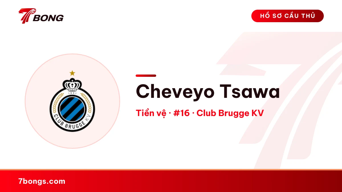 Cheveyo Tsawa — Club Brugge KV