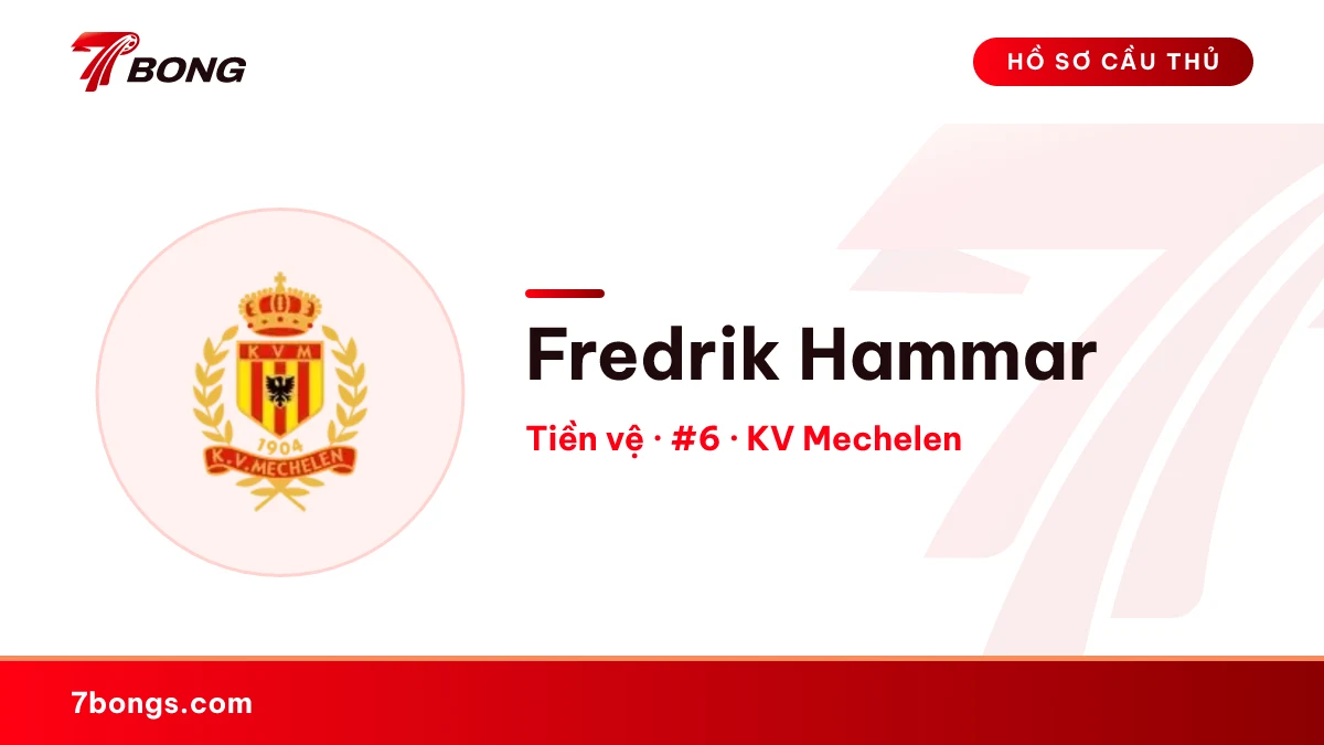 Fredrik Hammar — KV Mechelen