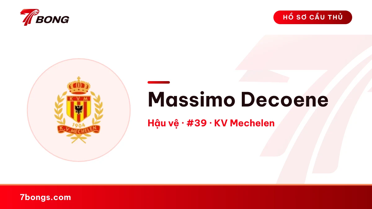 Massimo Decoene — KV Mechelen