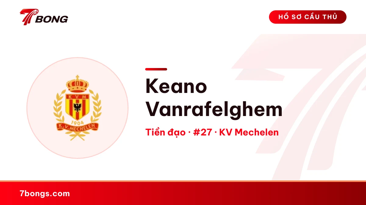 Keano Vanrafelghem — KV Mechelen