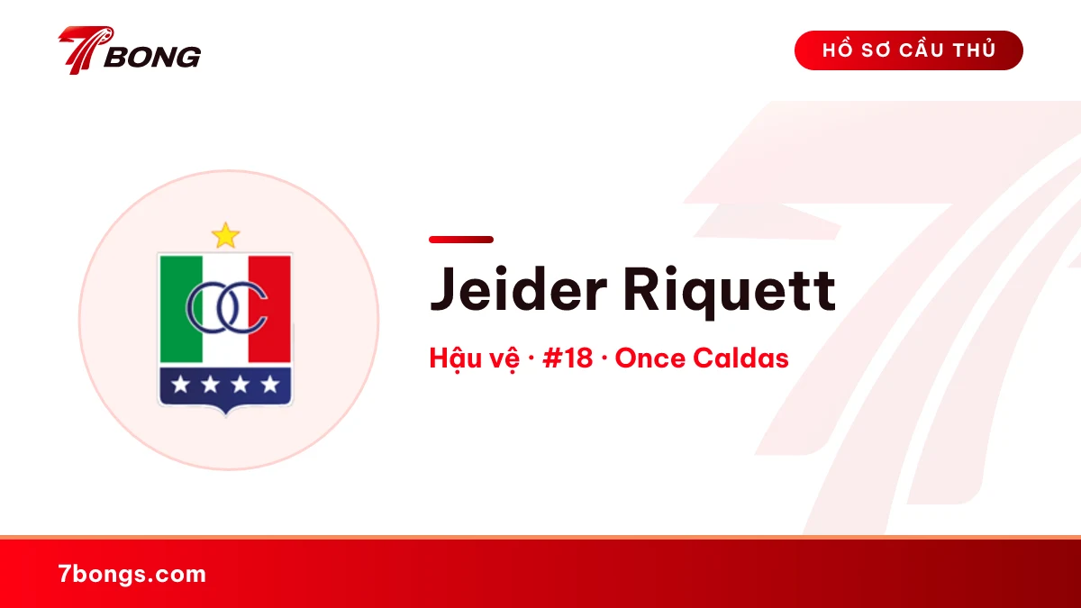 Jeider Riquett — Once Caldas