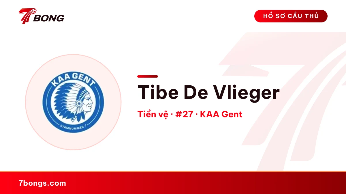 Tibe De Vlieger — KAA Gent