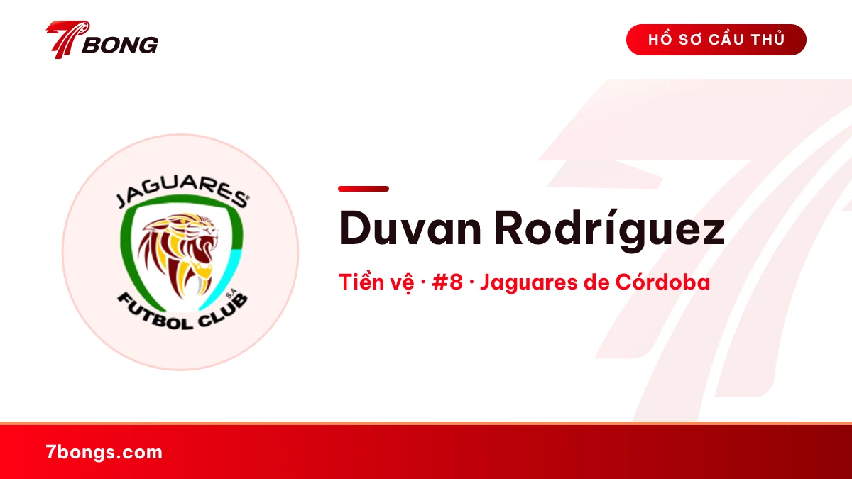 Duvan Rodríguez — Jaguares de Córdoba