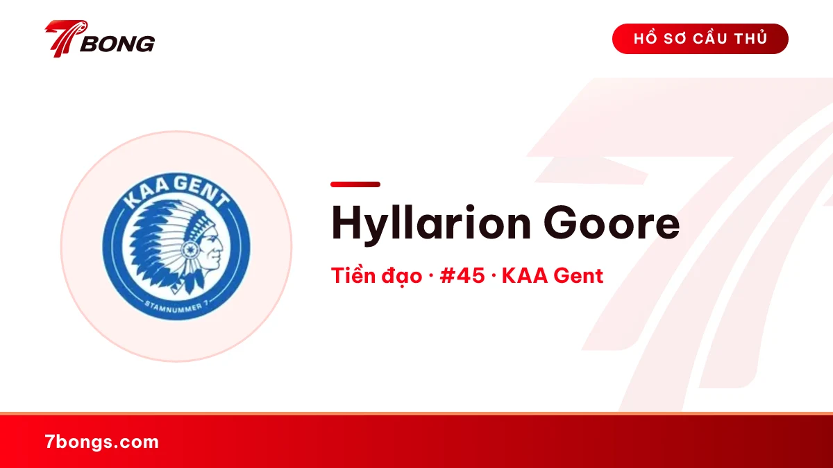 Hyllarion Goore — KAA Gent