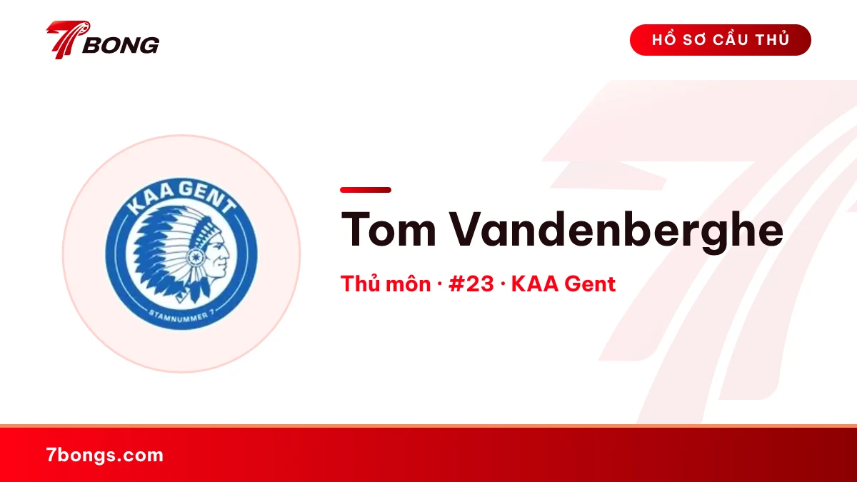 Tom Vandenberghe — KAA Gent