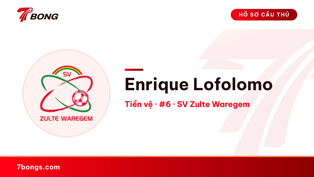 Enrique Lofolomo — SV Zulte Waregem