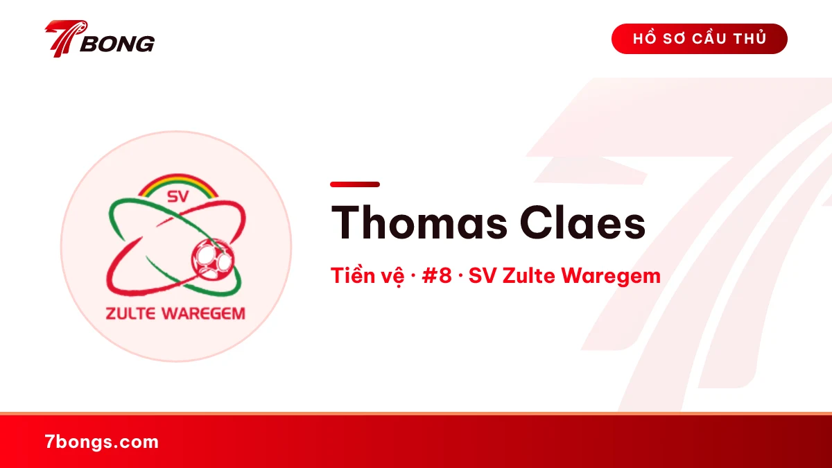 Thomas Claes — SV Zulte Waregem