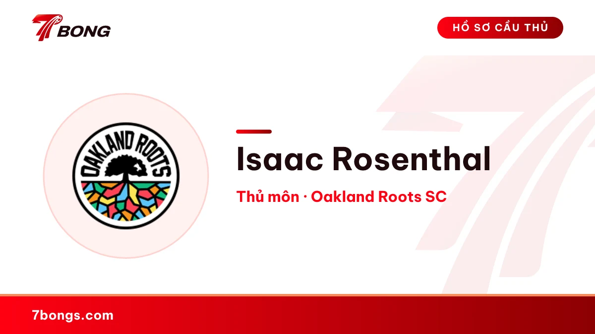 Isaac Rosenthal — Oakland Roots SC
