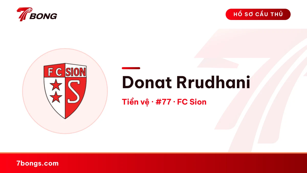 Donat Rrudhani — FC Sion