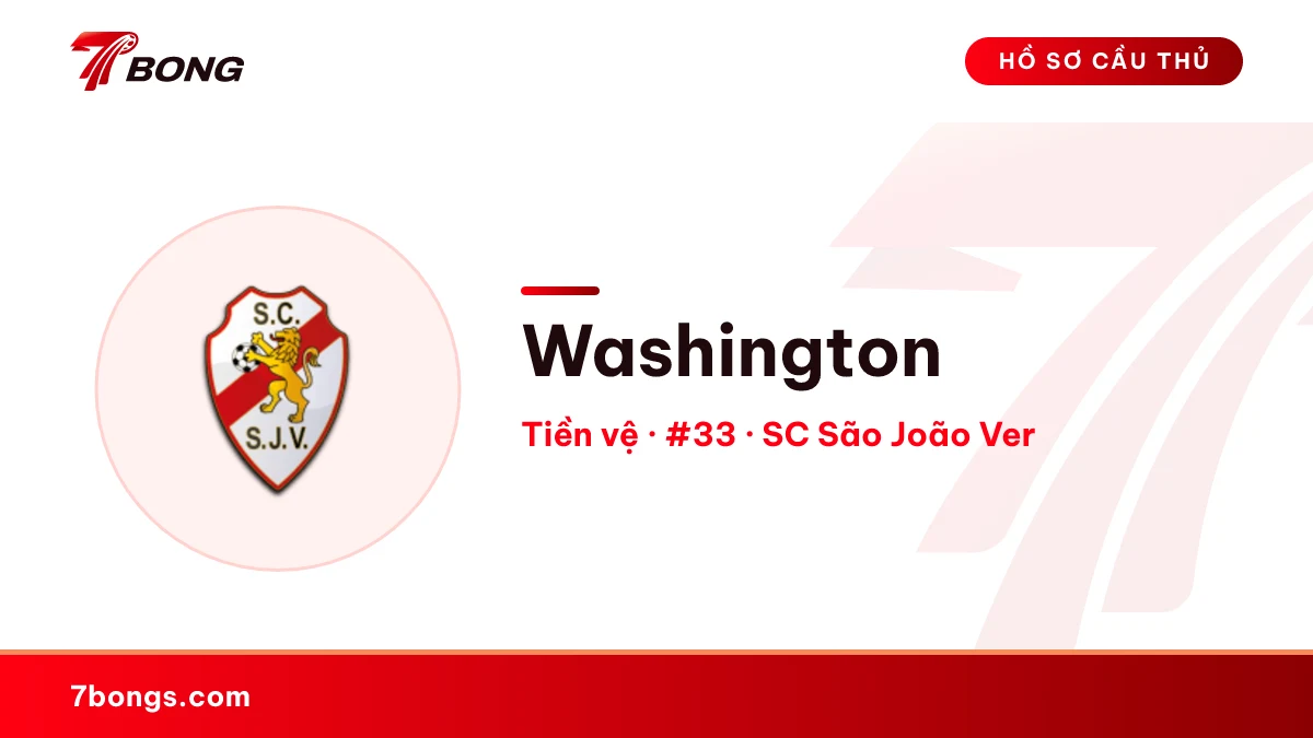 Washington — SC São João Ver