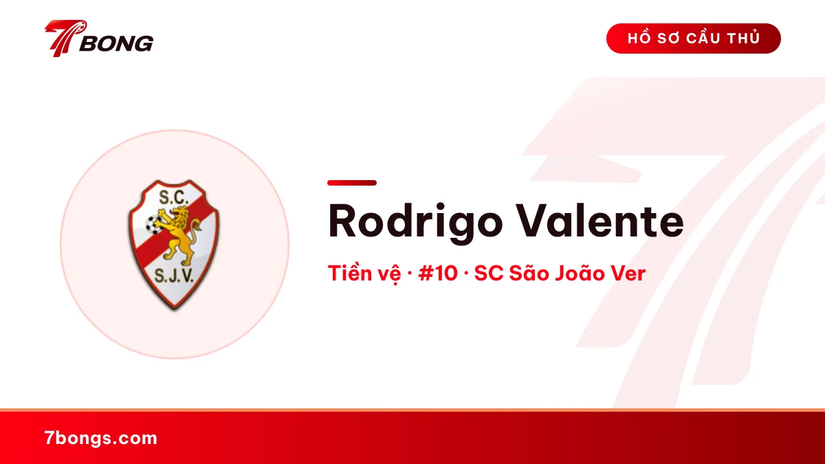 Rodrigo Valente — SC São João Ver