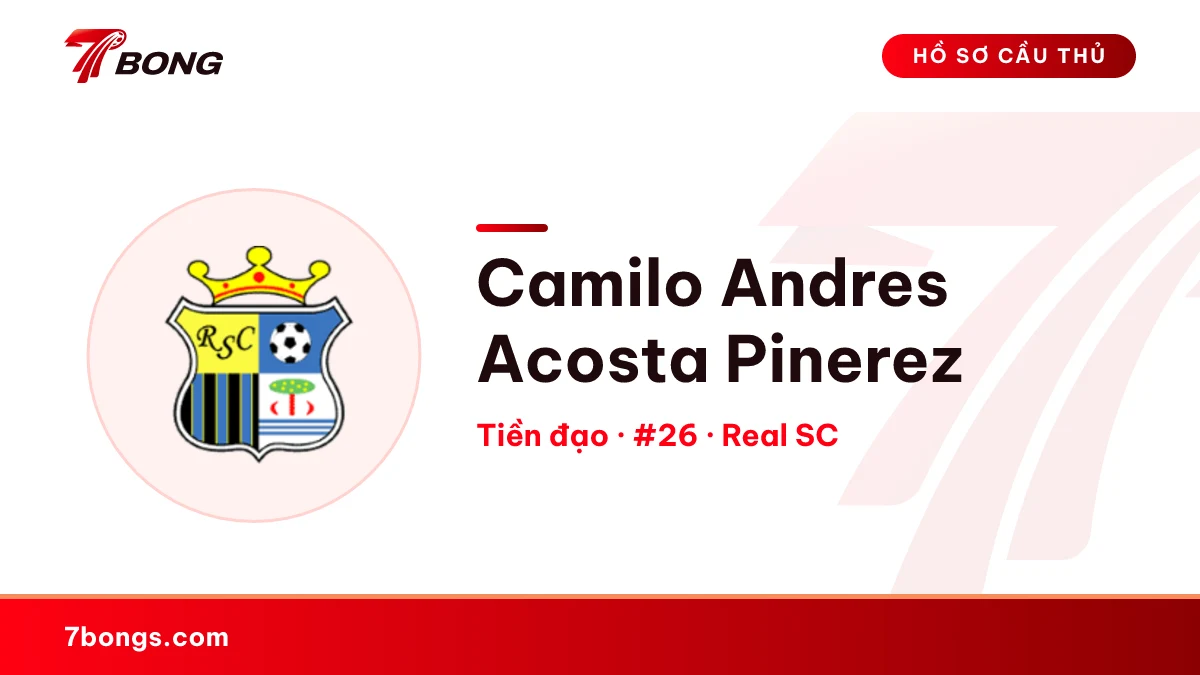 Camilo Andres Acosta Pinerez — Real SC