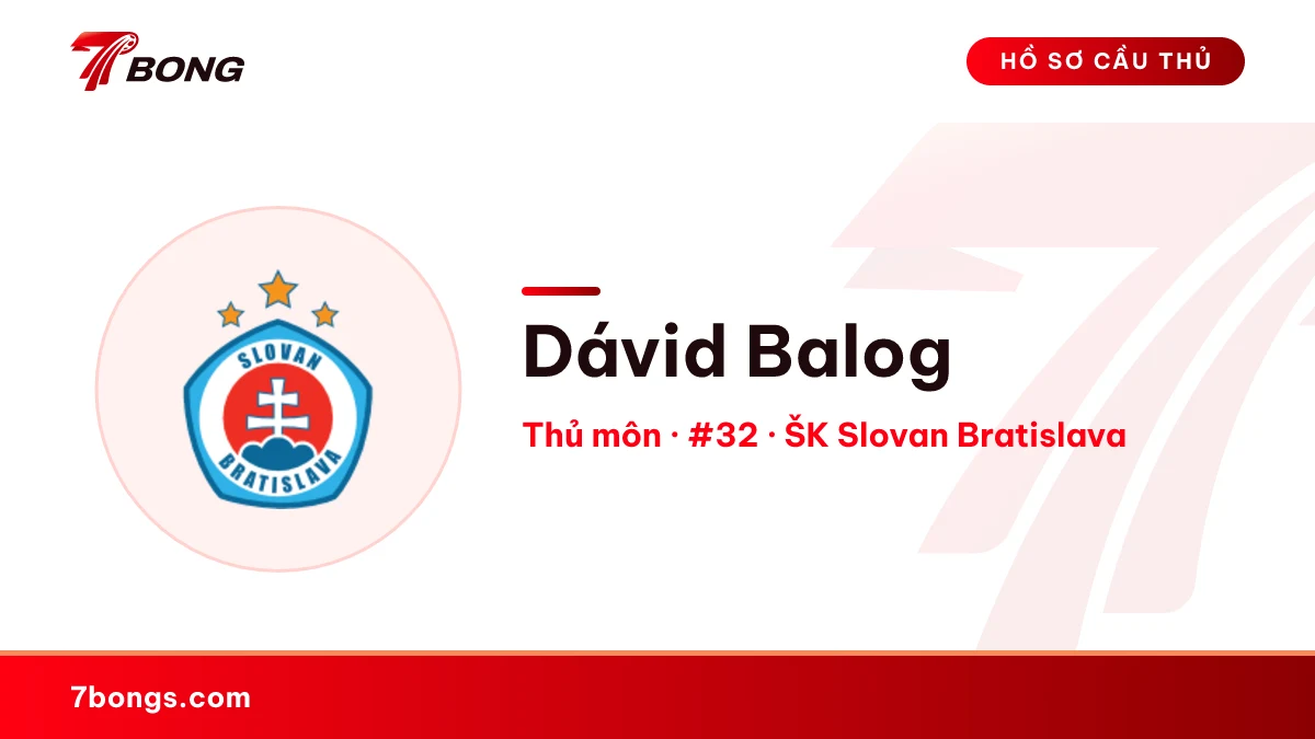 Dávid Balog — ŠK Slovan Bratislava