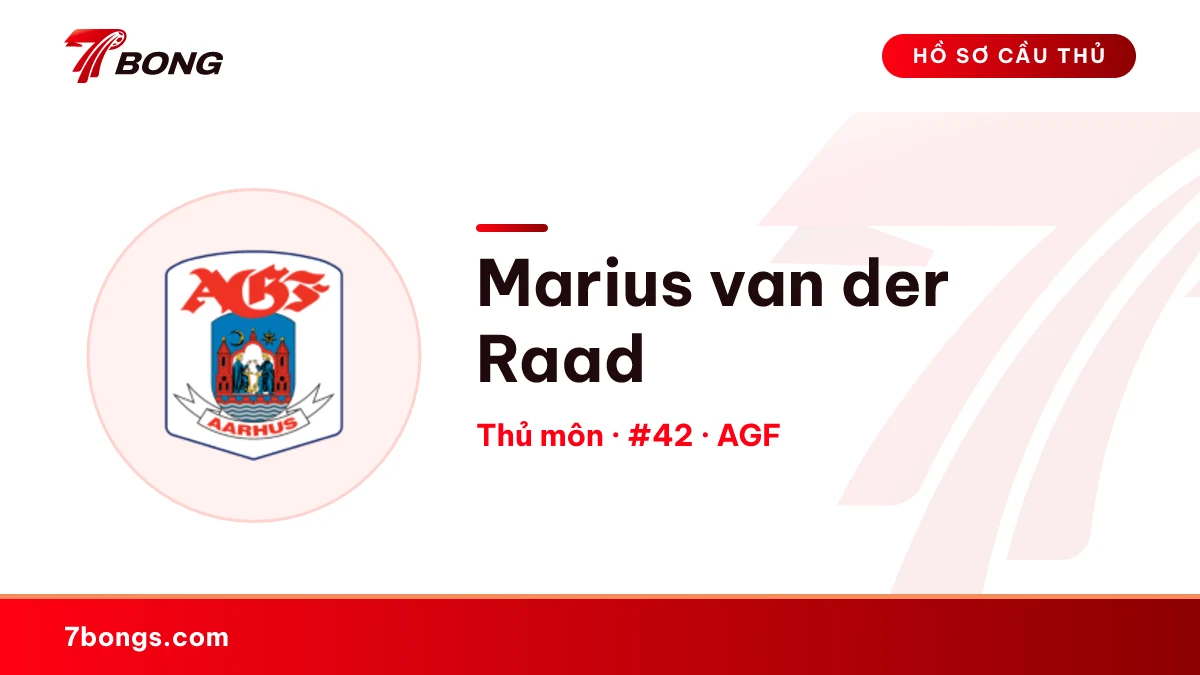 Marius van der Raad — AGF