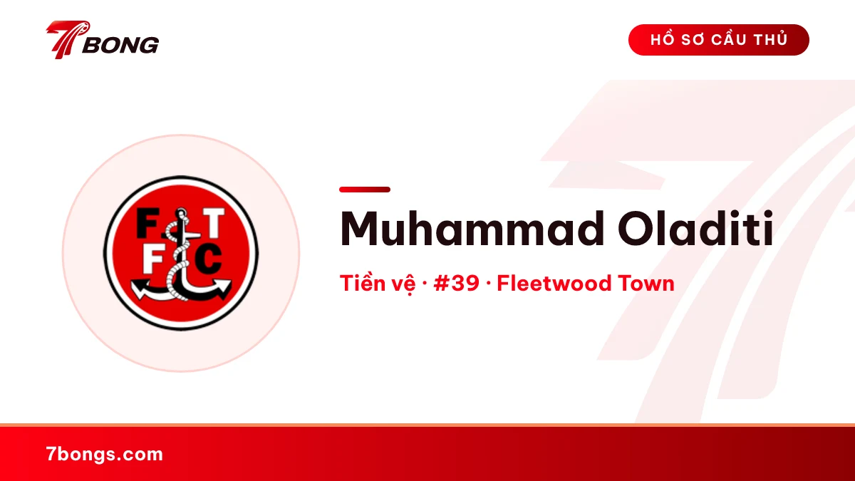 Muhammad Oladiti — Fleetwood Town