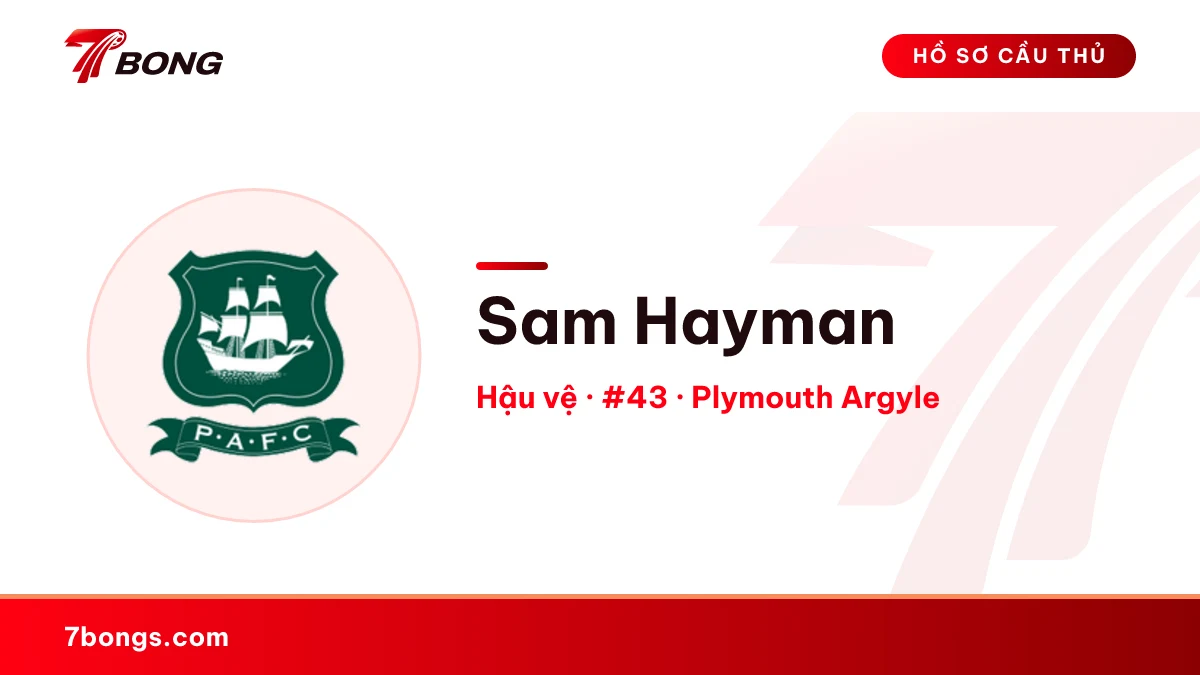 Sam Hayman — Plymouth Argyle