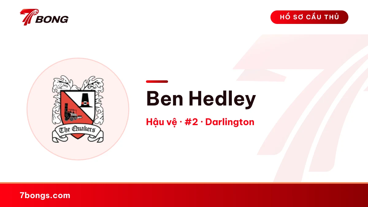 Ben Hedley — Darlington