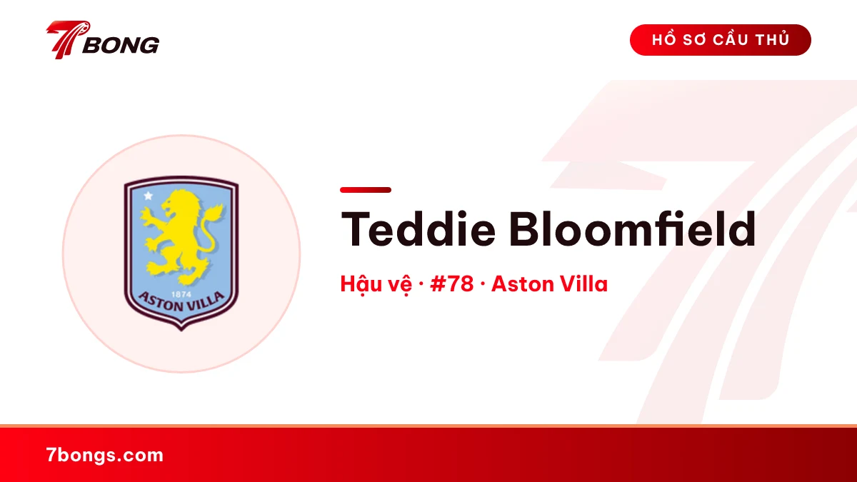 Teddie Bloomfield — Aston Villa