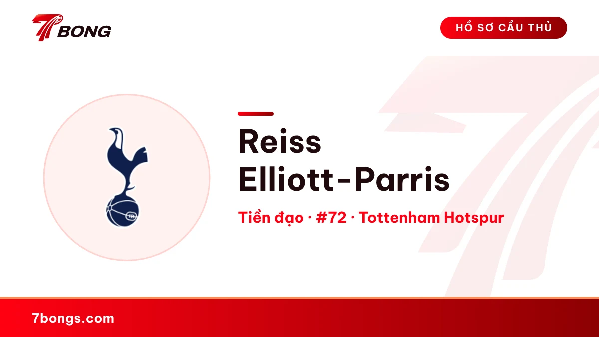 Reiss Elliott-Parris — Tottenham Hotspur