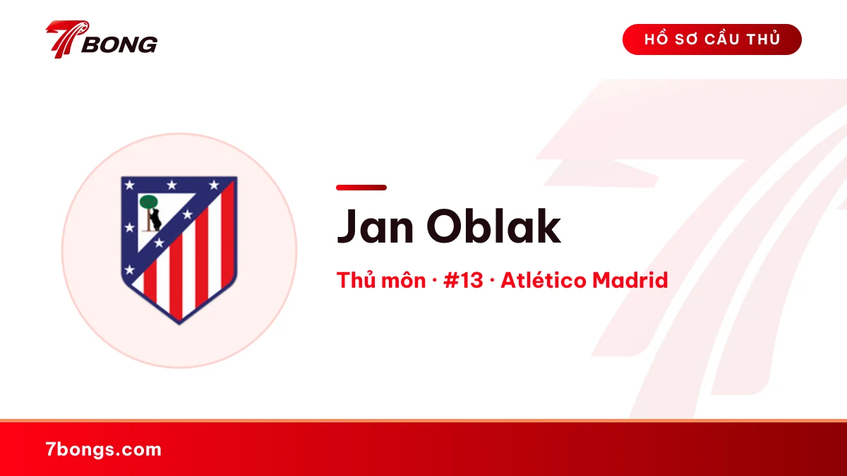 Jan Oblak — Atlético Madrid
