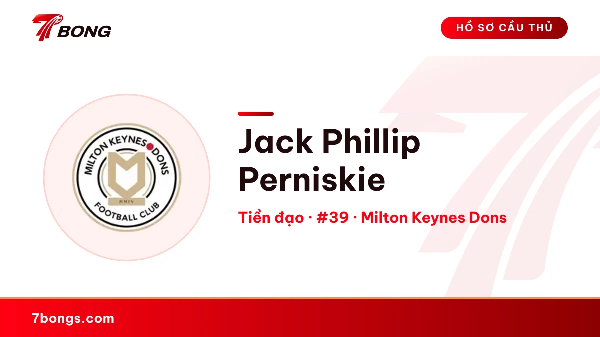 Jack Phillip Perniskie — Milton Keynes Dons