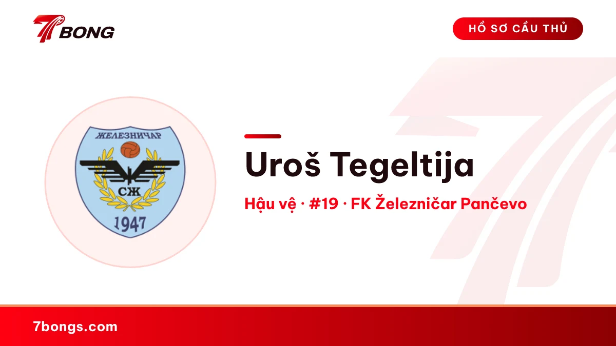 Uroš Tegeltija — FK Železničar Pančevo