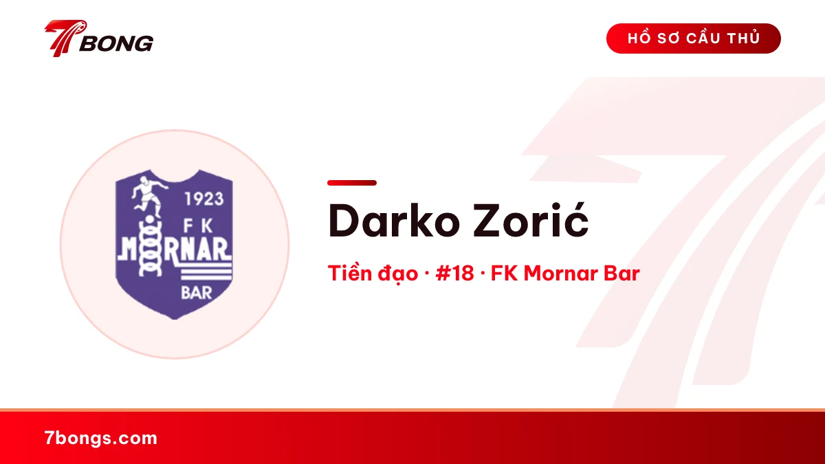 Darko Zorić — FK Mornar Bar