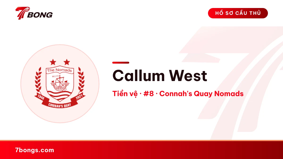 Callum West — Connah's Quay Nomads