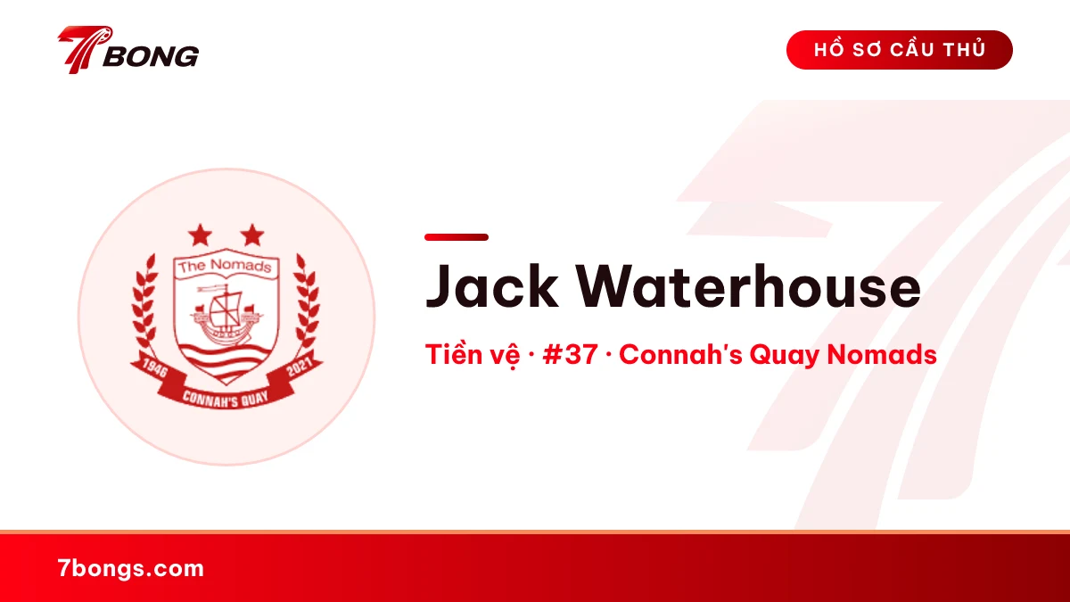 Jack Waterhouse — Connah's Quay Nomads