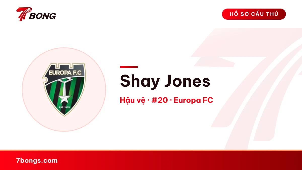 Shay Jones — Europa FC