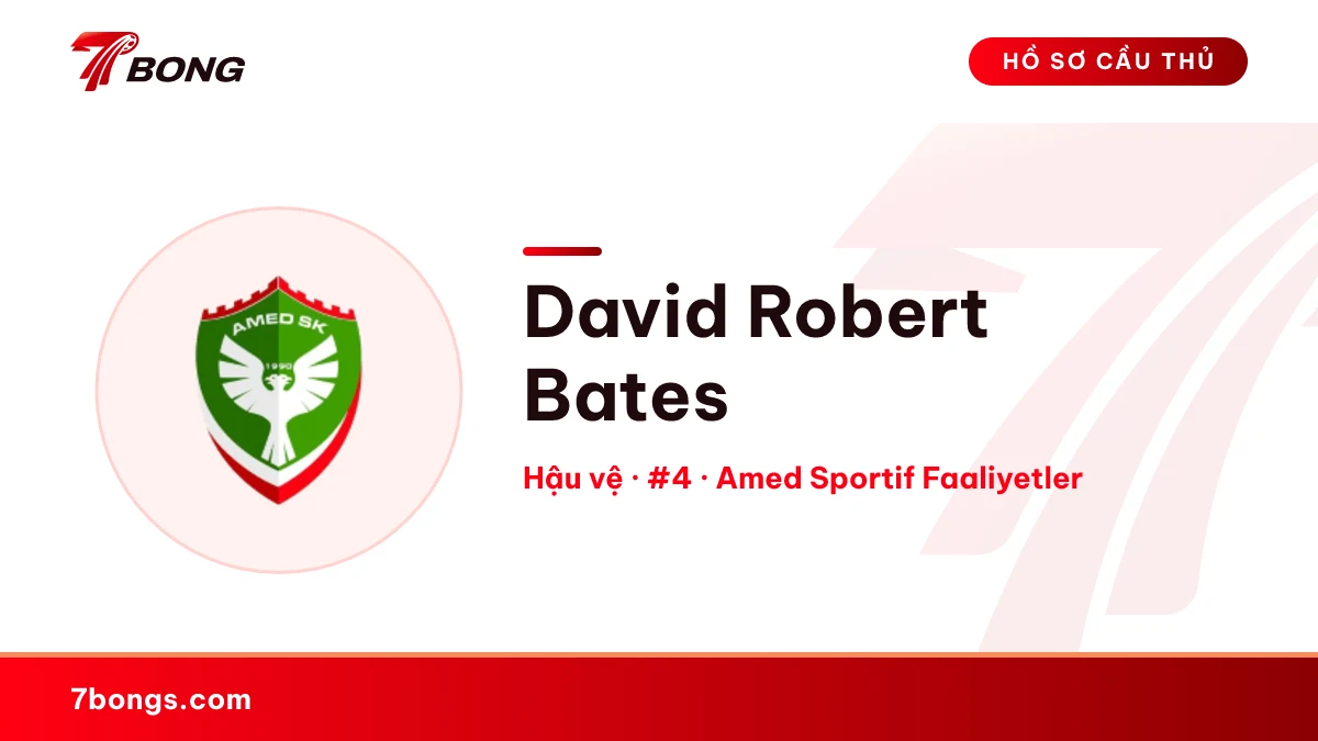 David Robert Bates — Amed Sportif Faaliyetler