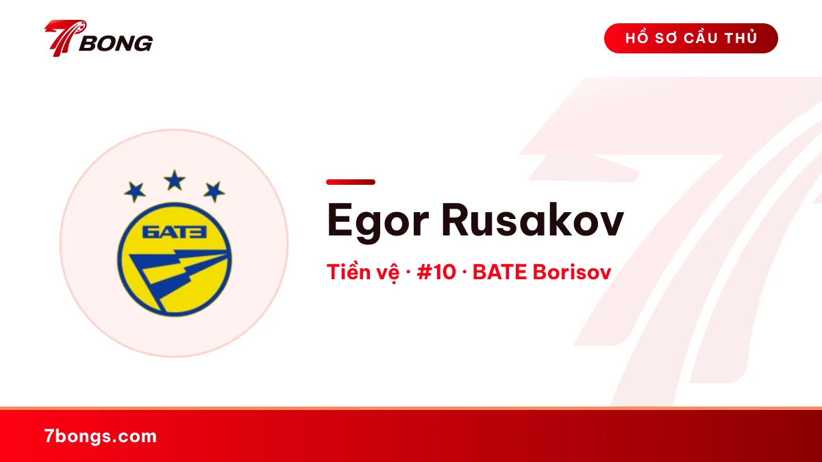 Egor Rusakov — BATE Borisov