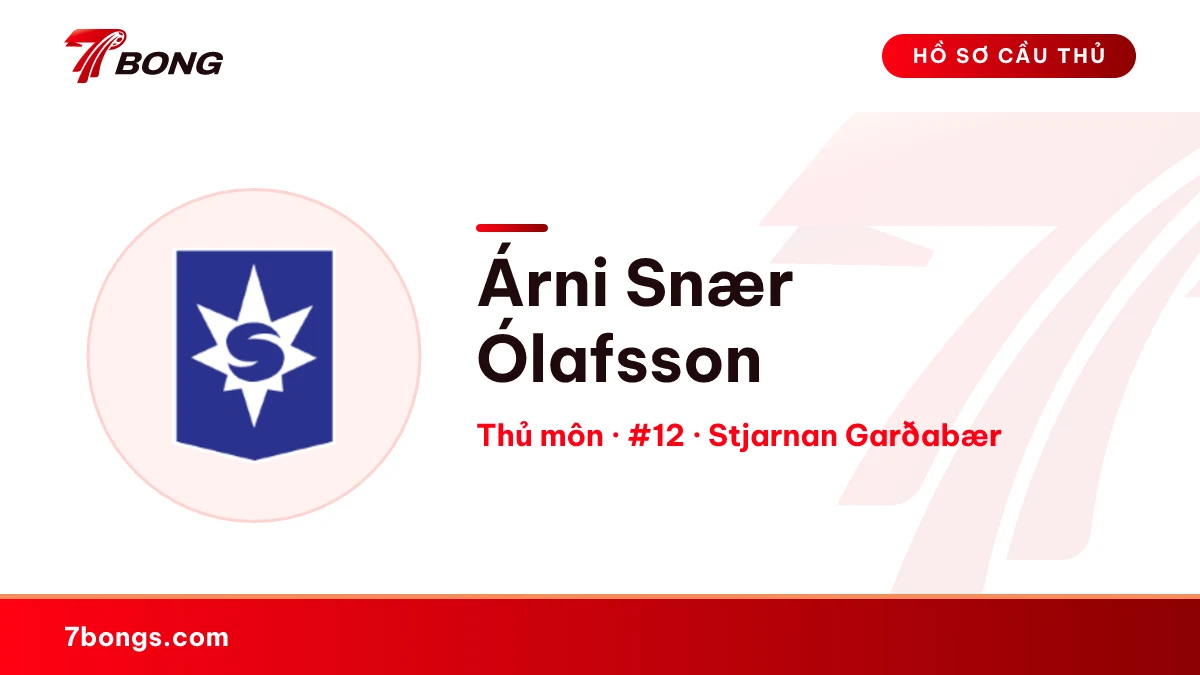 Árni Snær Ólafsson — Stjarnan Garðabær