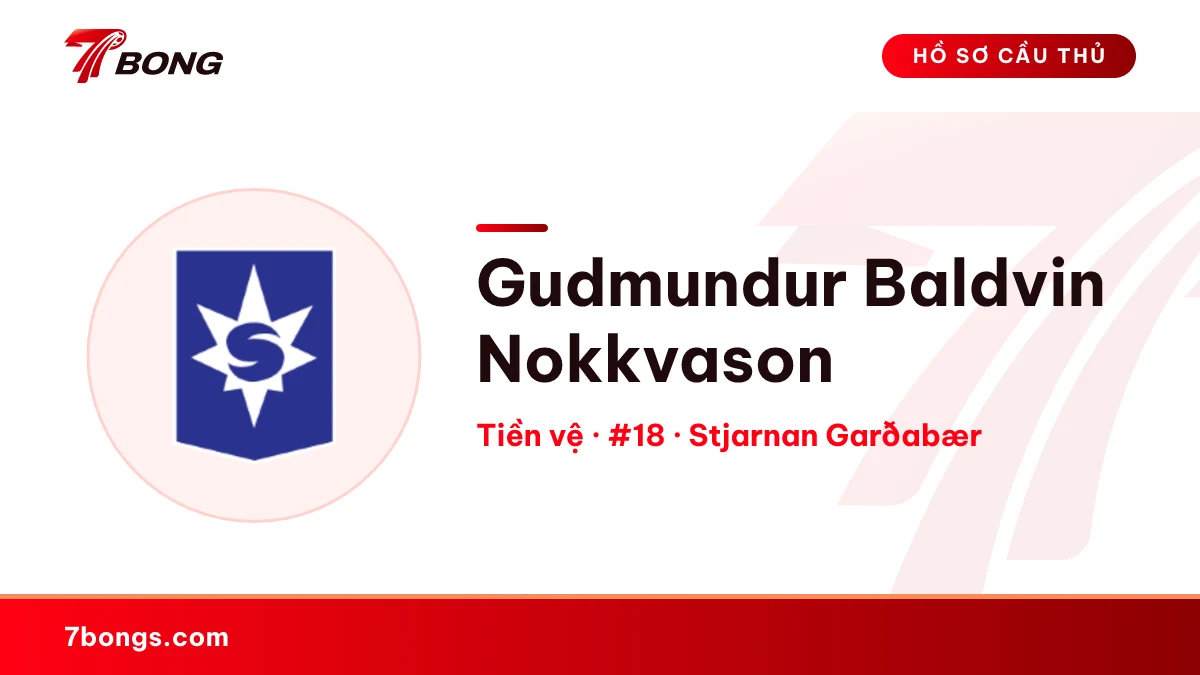 Gudmundur Baldvin Nokkvason — Stjarnan Garðabær