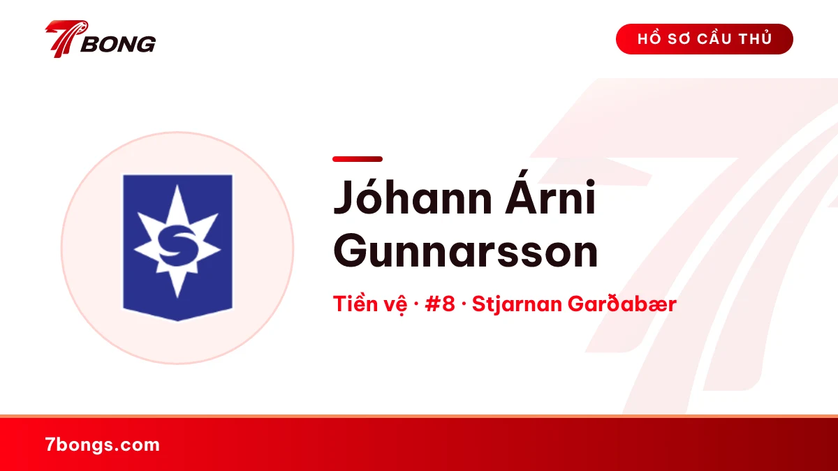 Jóhann Árni Gunnarsson — Stjarnan Garðabær