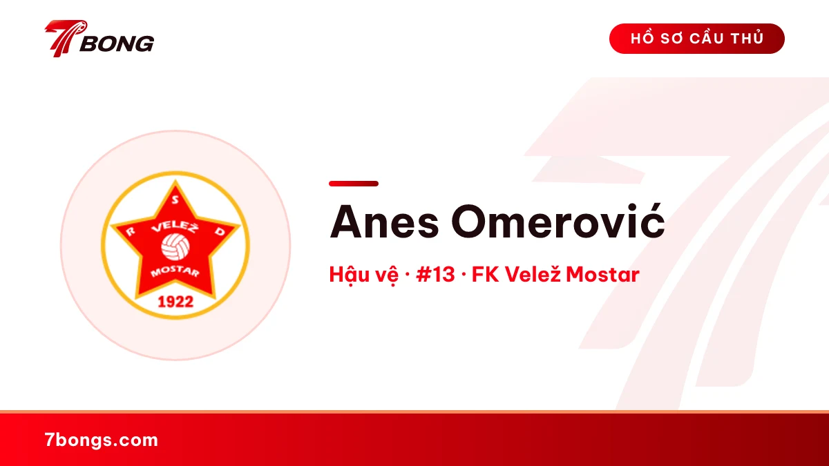 Anes Omerović — FK Velež Mostar