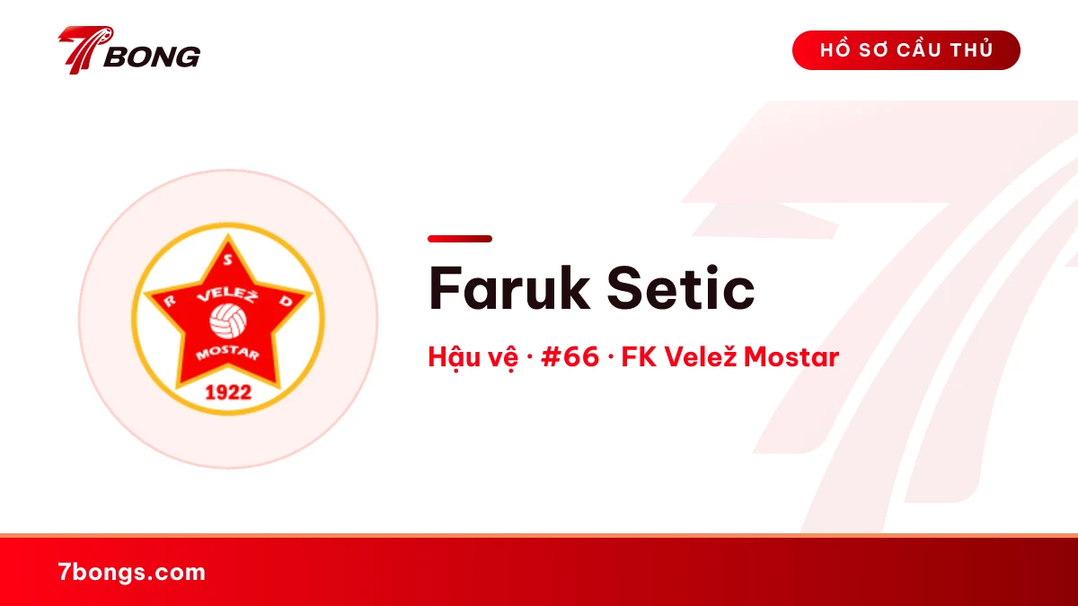 Faruk Setic — FK Velež Mostar