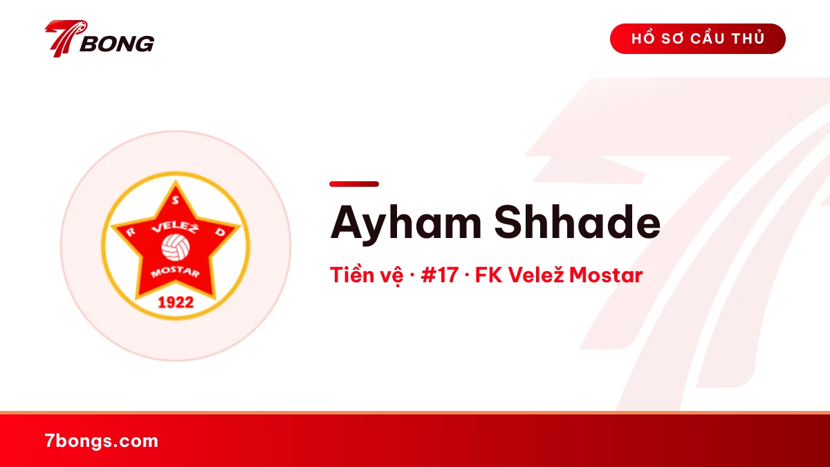 Ayham Shhade — FK Velež Mostar