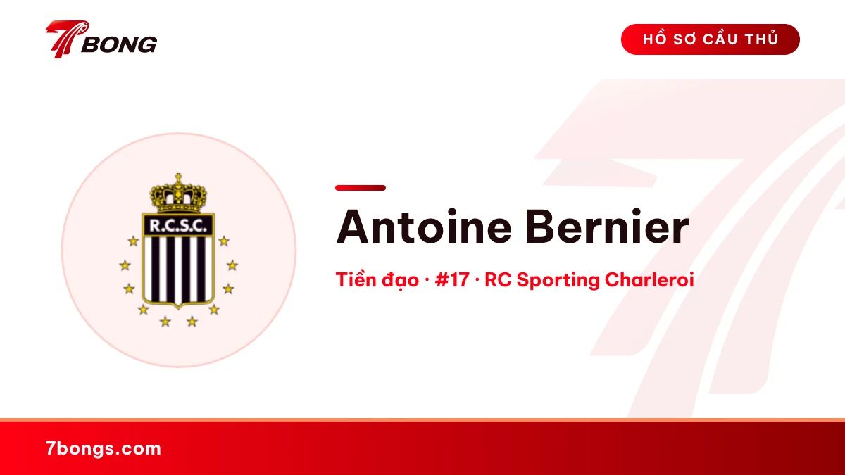 Antoine Bernier — RC Sporting Charleroi