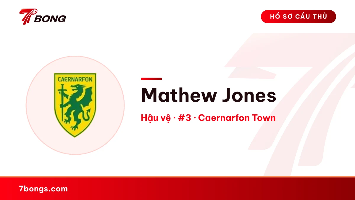 Mathew Jones — Caernarfon Town