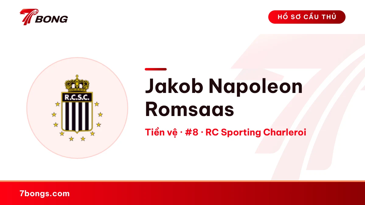 Jakob Napoleon Romsaas — RC Sporting Charleroi