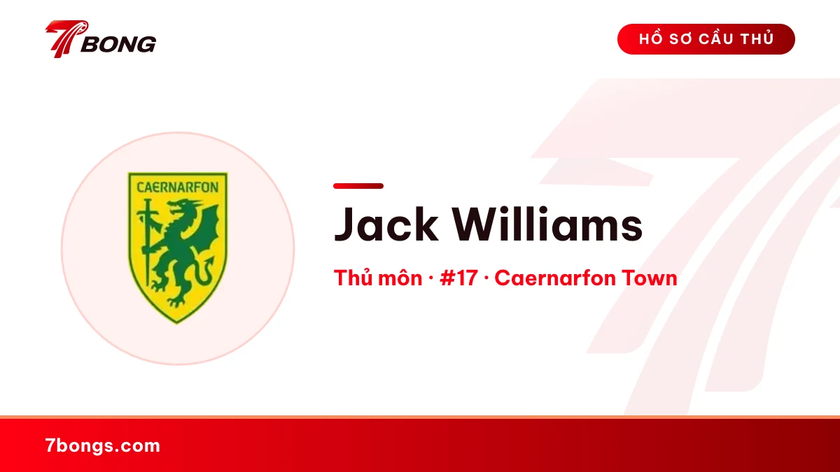 Jack Williams — Caernarfon Town