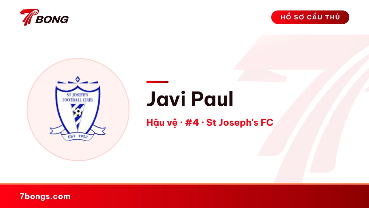 Javi Paul — St Joseph's FC