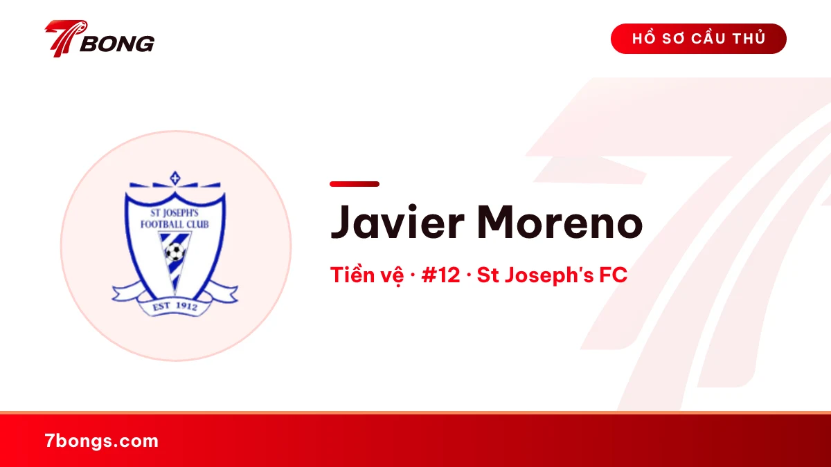 Javier Moreno — St Joseph's FC
