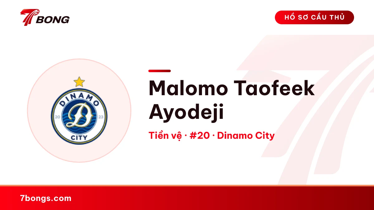 Malomo Taofeek Ayodeji — Dinamo City