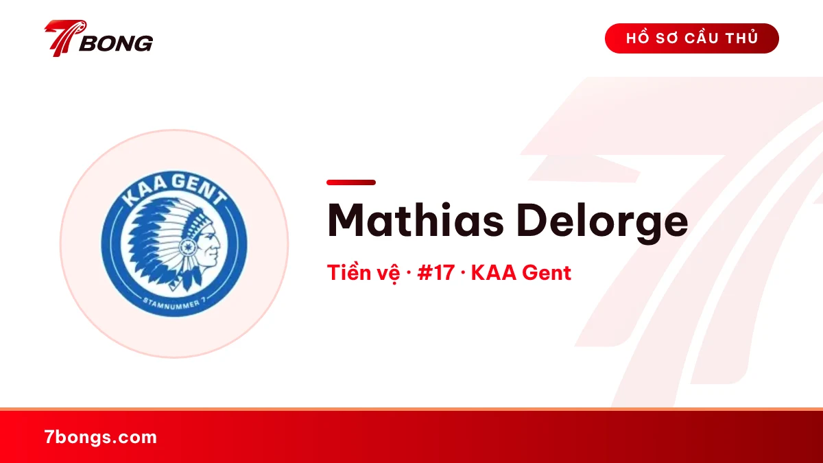 Mathias Delorge — KAA Gent