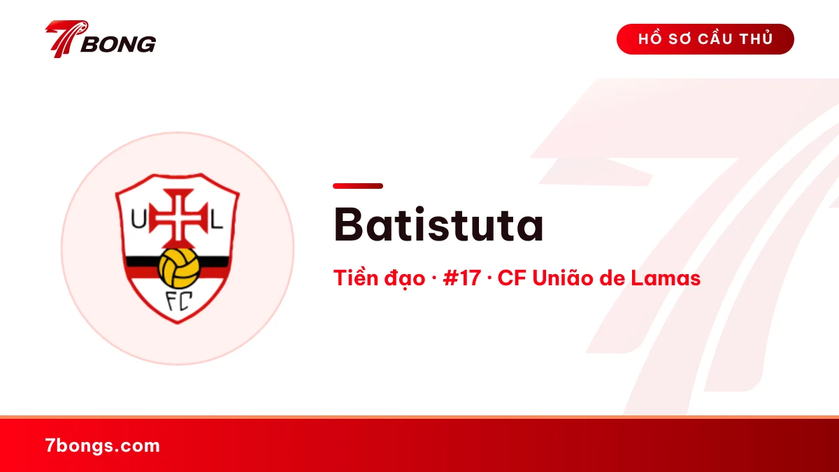 Batistuta — CF União de Lamas