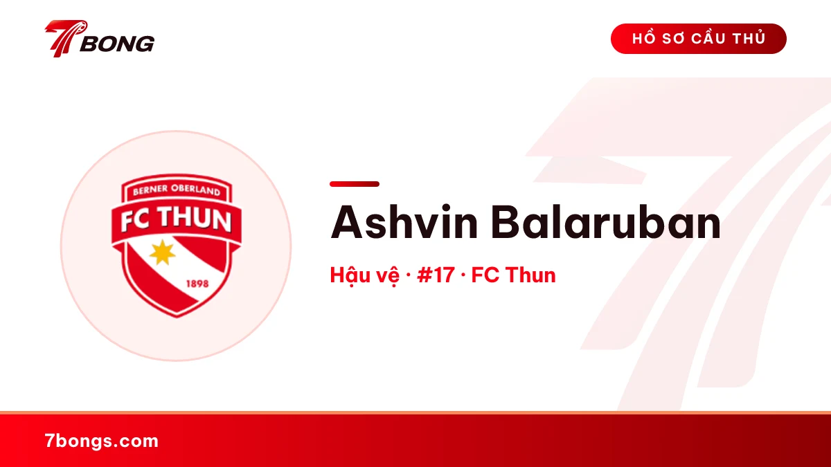 Ashvin Balaruban — FC Thun