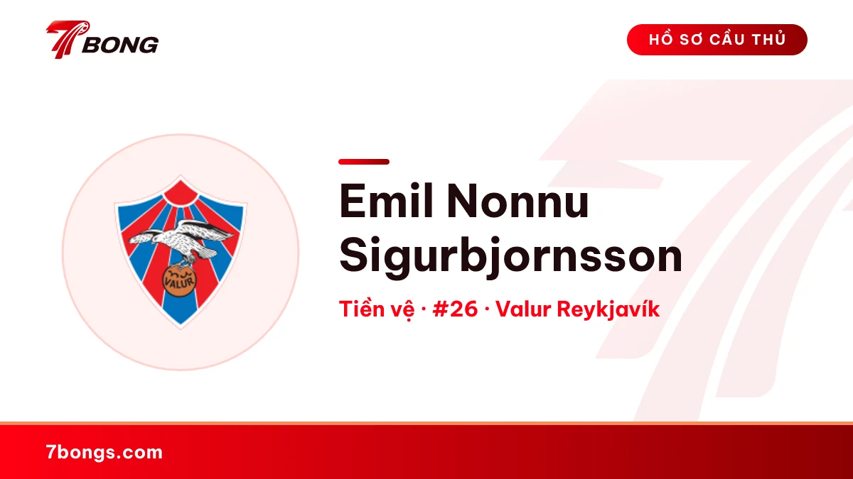 Emil Nonnu Sigurbjornsson — Valur Reykjavík