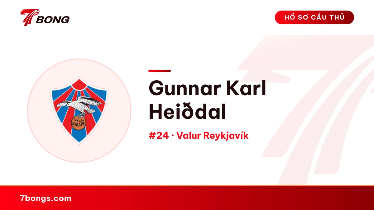 Gunnar Karl Heiðdal — Valur Reykjavík